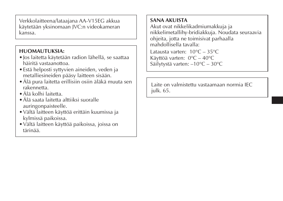 JVC AA V15EG User Manual | Page 45 / 64