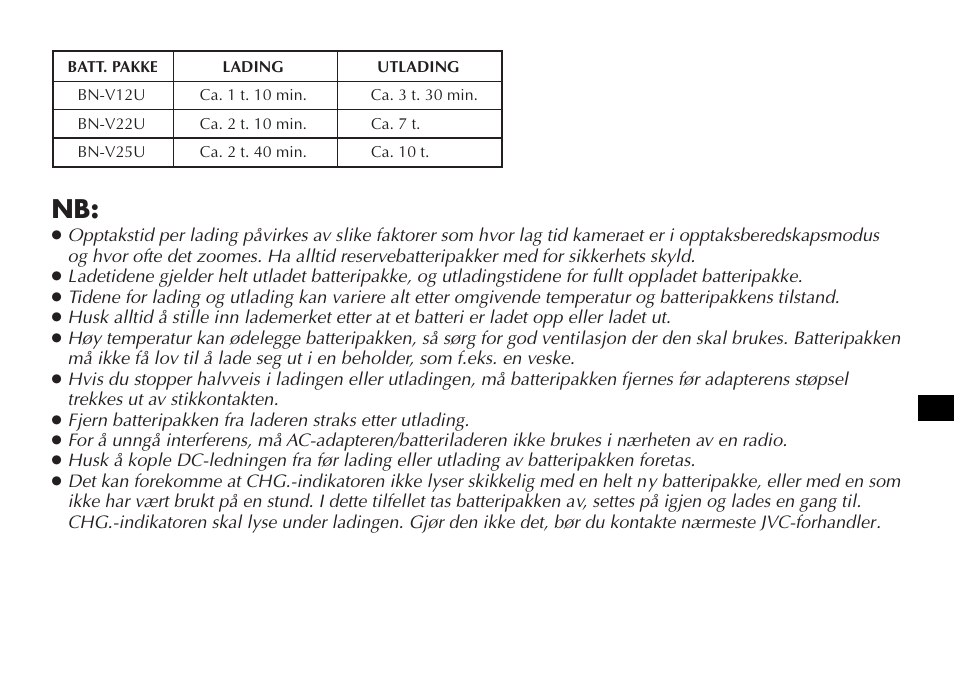 JVC AA V15EG User Manual | Page 59 / 64
