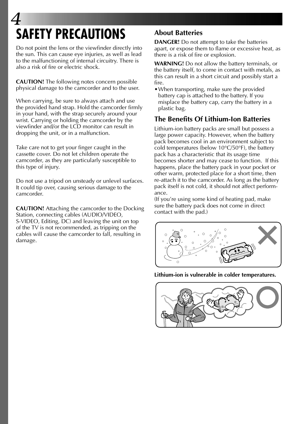 Safety precautions | JVC 0797TOV*UN*VP User Manual | Page 4 / 84