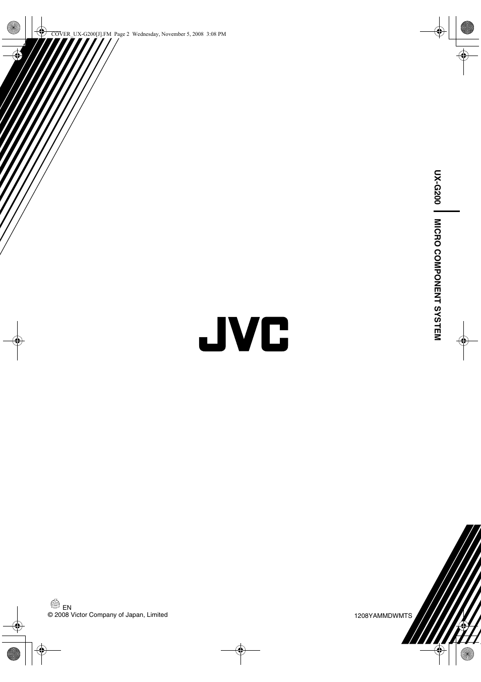 JVC Micro Component System UX-G200 User Manual | Page 28 / 28
