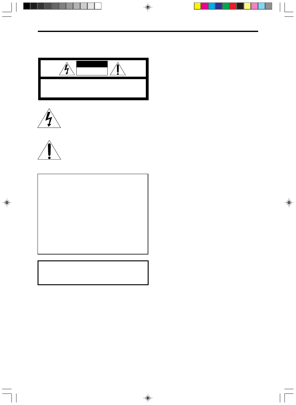 Warnings, cautions and others, Caution | JVC TD-EX90 User Manual | Page 2 / 24