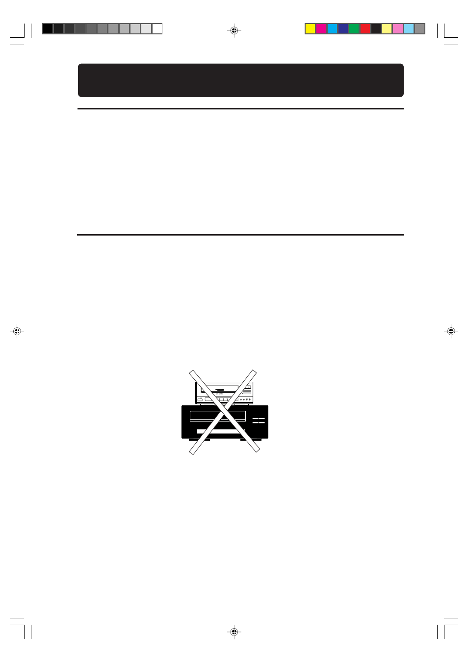 Setting up the system, Supplied accesories, Caution for placement | JVC TD-EX90 User Manual | Page 8 / 24