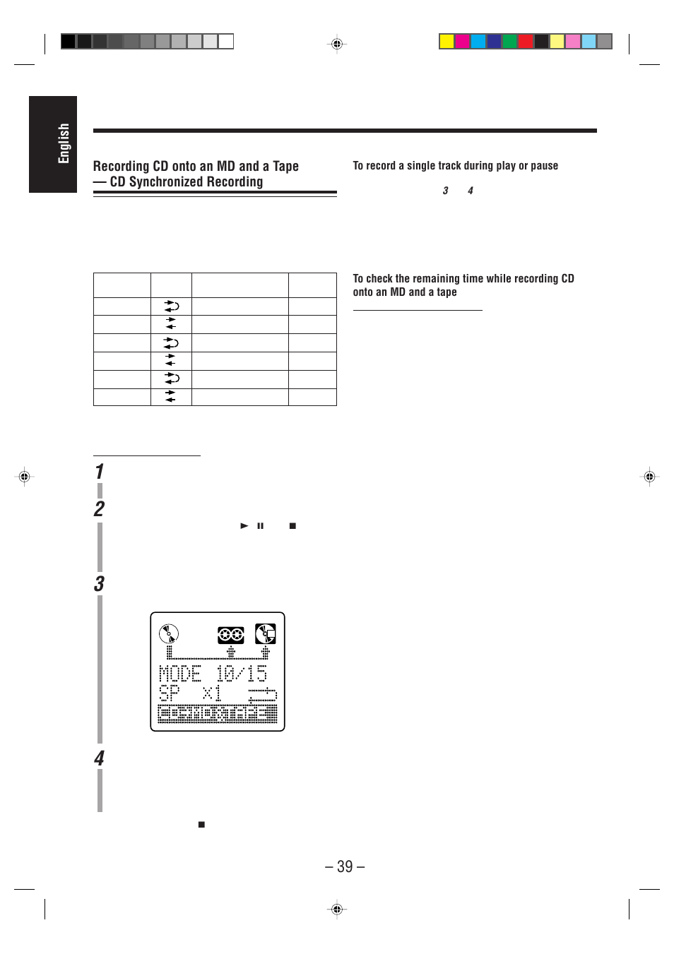 JVC UX-F70MD User Manual | Page 44 / 72