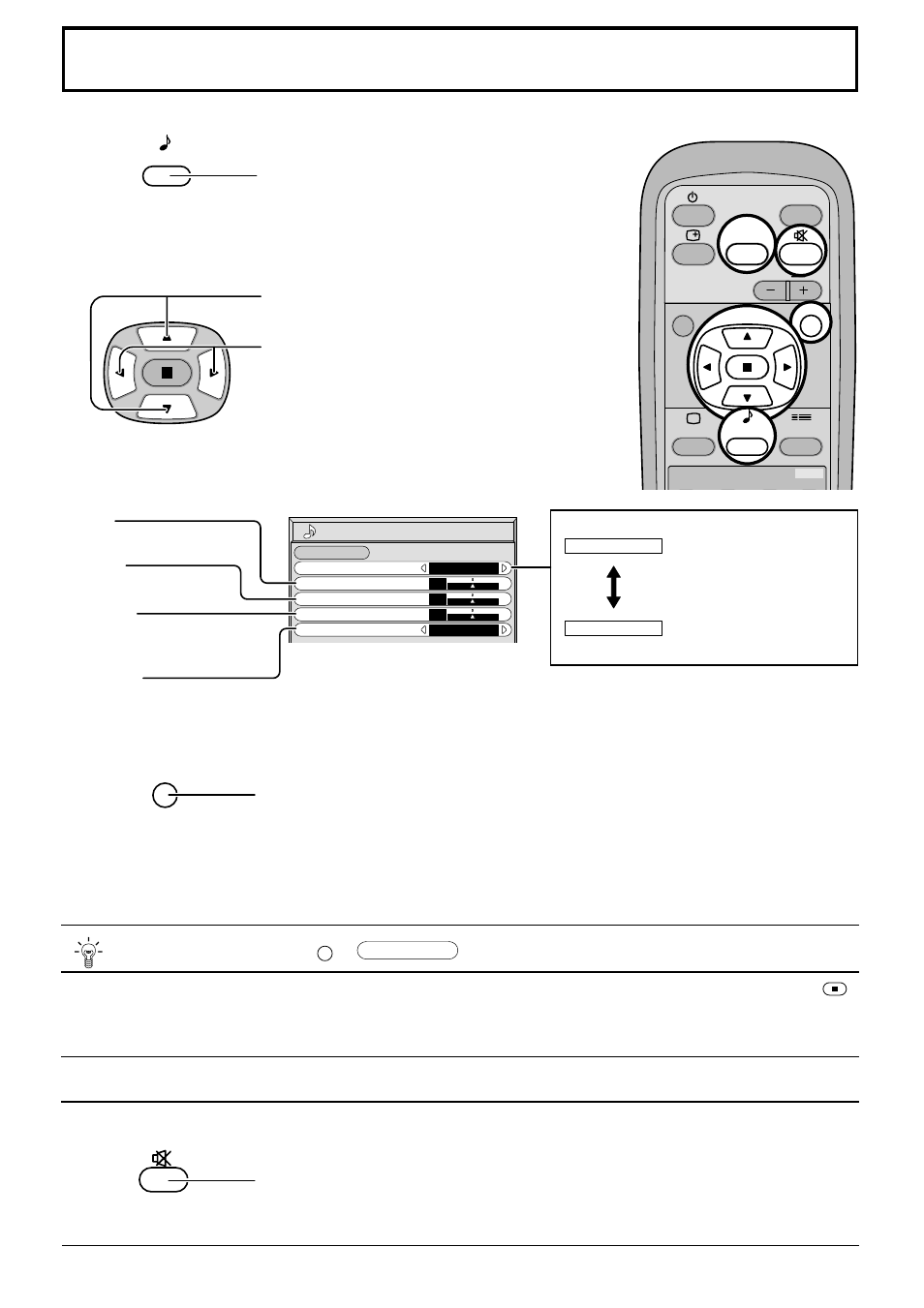 Sound adjustment, Mute, Helpful hint | Normalisation) | JVC GD-V502PCE User Manual | Page 20 / 36