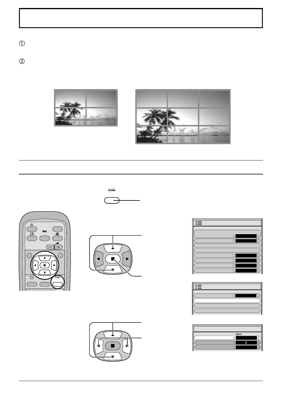 Setup for multi display, How to setup multi display | JVC GD-V502PCE User Manual | Page 28 / 36