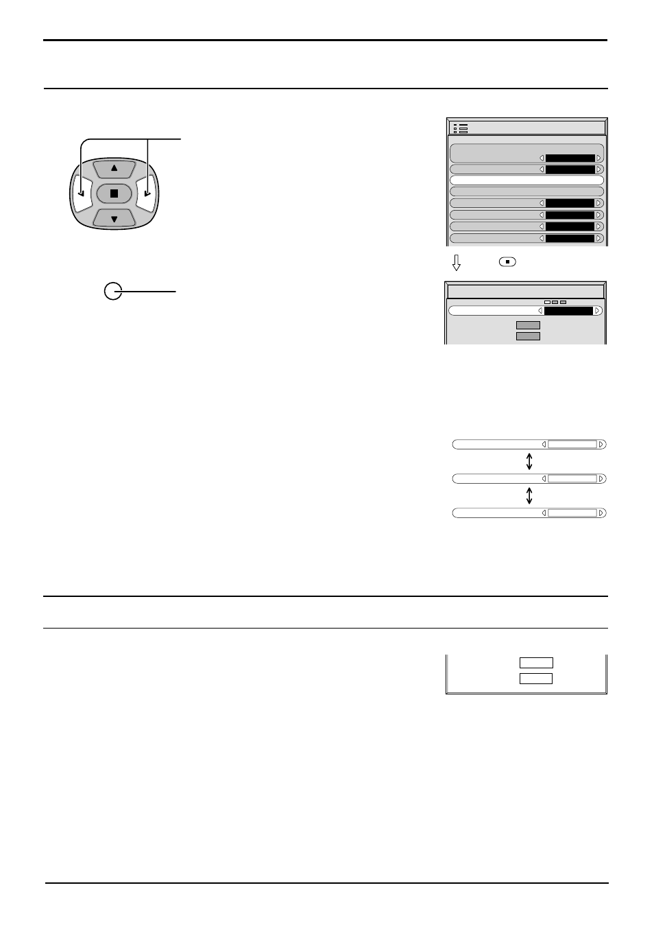 Sync, H-freq, H-freq. (khz)/v-freq. (hz) | Setup for input signals, Setting rgb sync signal | JVC GD-V502PCE User Manual | Page 32 / 36