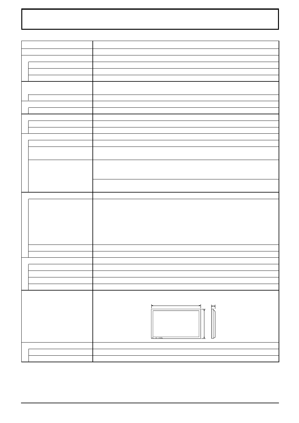 Specifications | JVC GD-V502PCE User Manual | Page 35 / 36