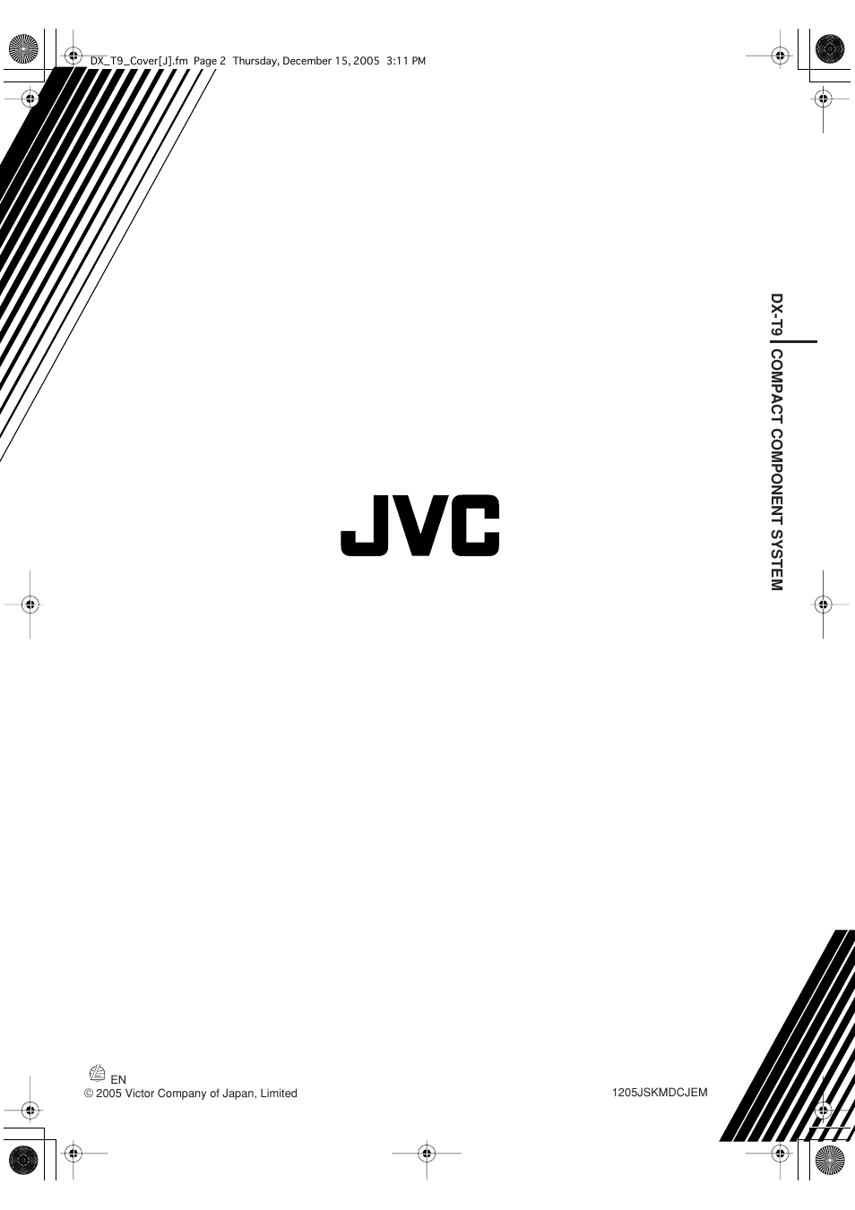 Back | JVC DX-T9 User Manual | Page 52 / 52