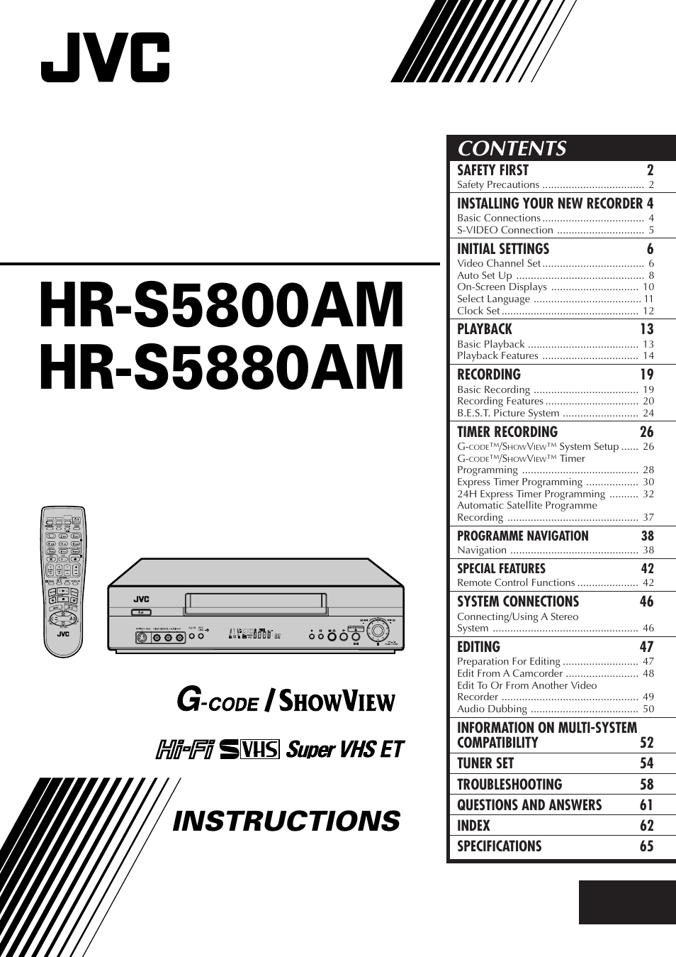 JVC 0701MNV*ID*PJ User Manual | 68 pages