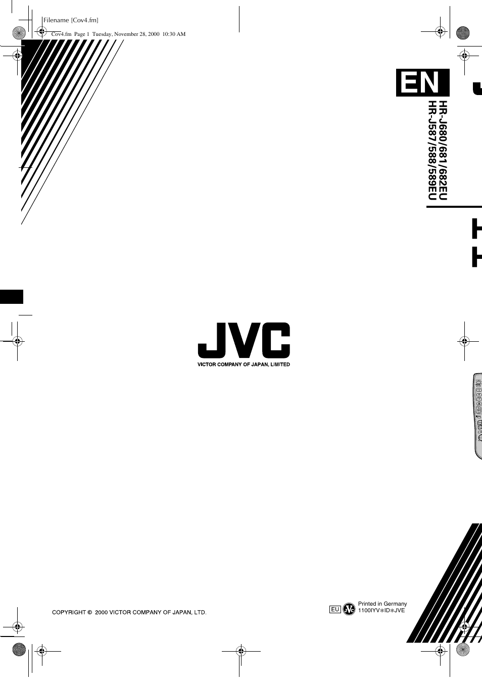 JVC HR-J589EU User Manual | Page 56 / 56