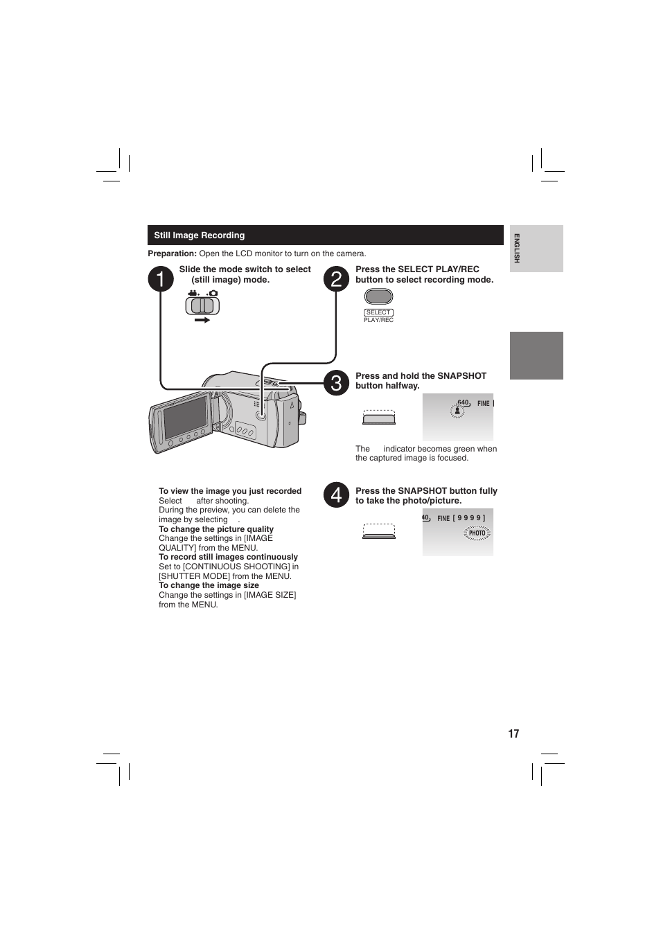 JVC Everio GZ-MG335 User Manual | Page 17 / 42