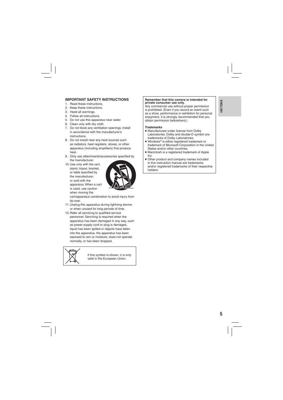 JVC Everio GZ-MG335 User Manual | Page 5 / 42