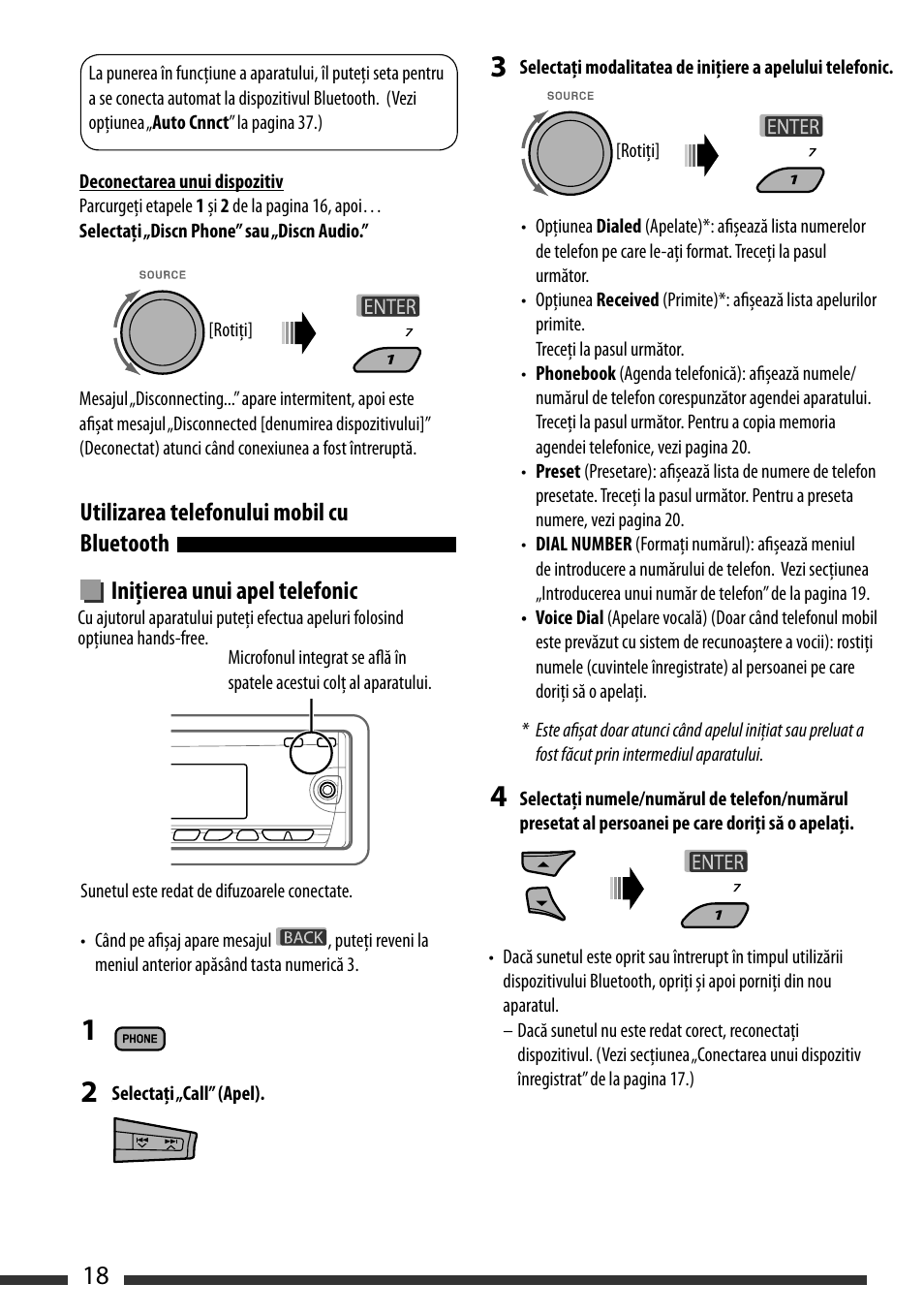 Using the bluetooth cellular phone, Making a call, English 18 | JVC KD-BT22 User Manual | Page 20 / 52