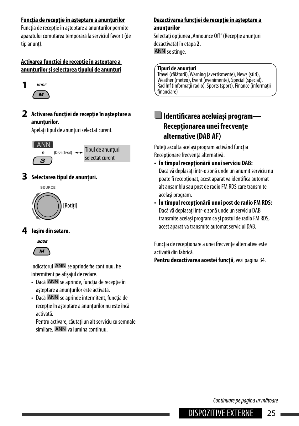 Dispozitive externe, English 25 external devices | JVC KD-BT22 User Manual | Page 27 / 52