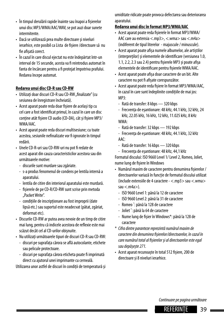 Referinţe, English 39 references | JVC KD-BT22 User Manual | Page 41 / 52