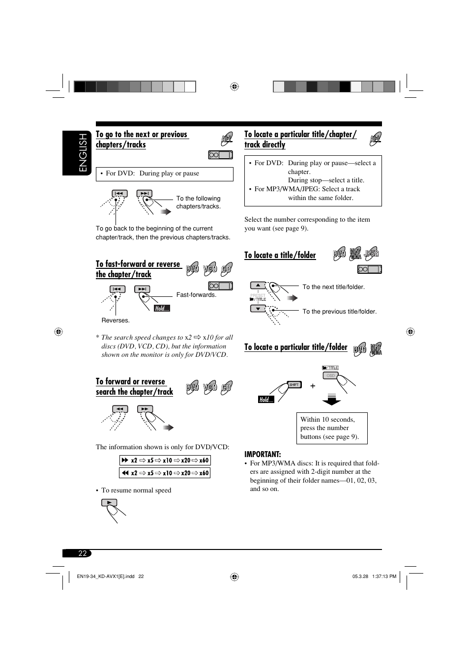 English | JVC KD-AVX1 User Manual | Page 22 / 78