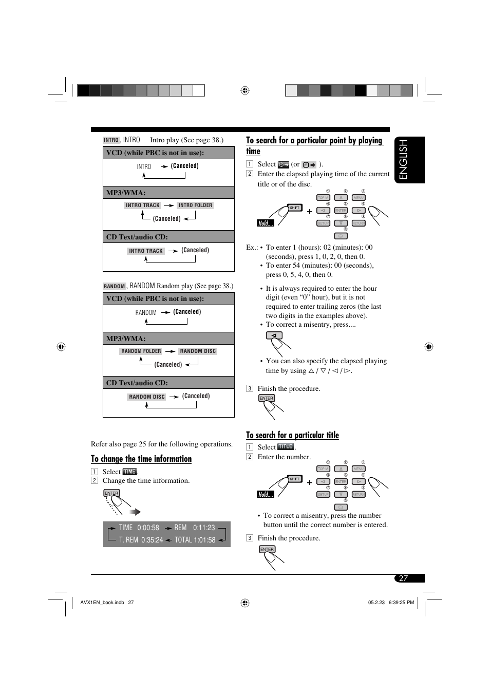 English | JVC KD-AVX1 User Manual | Page 27 / 78