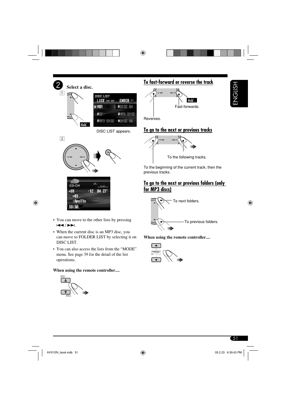 English | JVC KD-AVX1 User Manual | Page 51 / 78