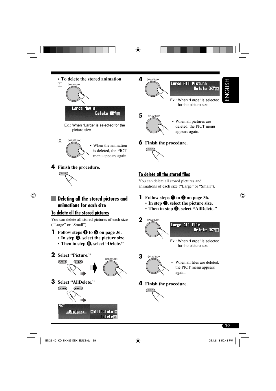 English 4 | JVC EXAD LVT1372-003A User Manual | Page 39 / 72