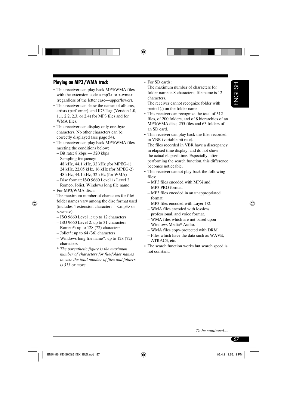 English | JVC EXAD LVT1372-003A User Manual | Page 57 / 72