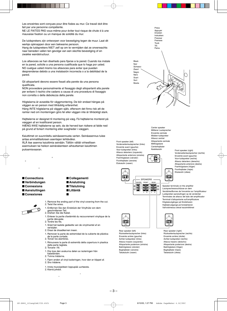 JVC SP-X880 User Manual | Page 3 / 8