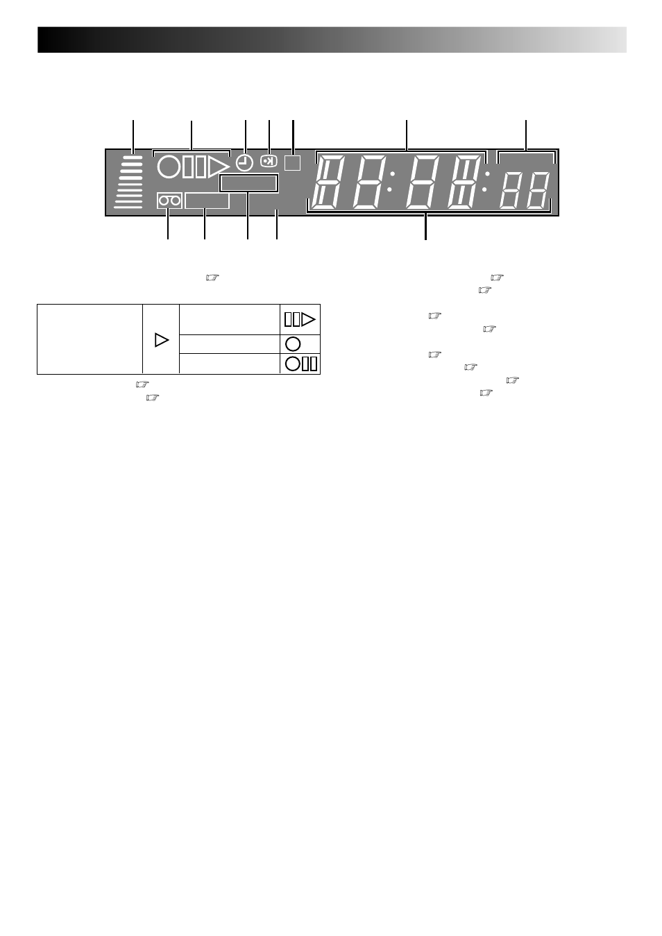 Display panel | JVC HR-J648EH User Manual | Page 45 / 48