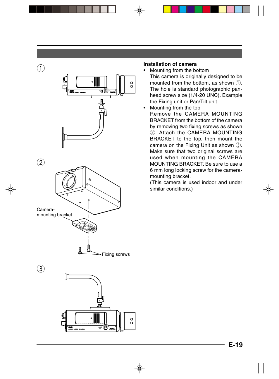 Qw e, E-19 | JVC TK-C1481 User Manual | Page 19 / 40