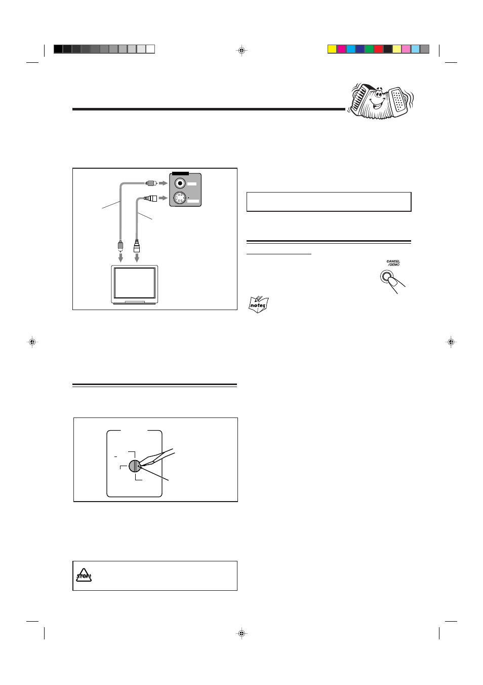 10 – now, you can plug the ac power cord, Canceling the display demonstration, Adjusting the voltage selector | On the unit only | JVC CA-MXDVA9R User Manual | Page 13 / 77