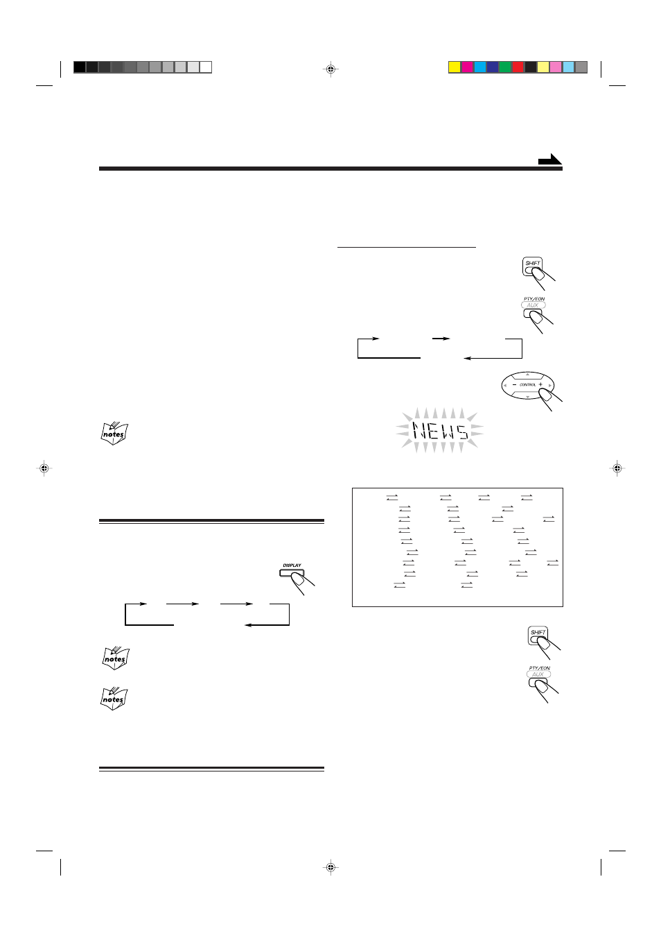 Changing the rds information, Searching for programs by pty codes (pty search) | JVC CA-MXDVA9R User Manual | Page 19 / 77