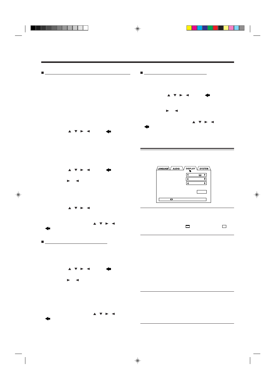 Changing the display settings | JVC CA-MXDVA9R User Manual | Page 42 / 77