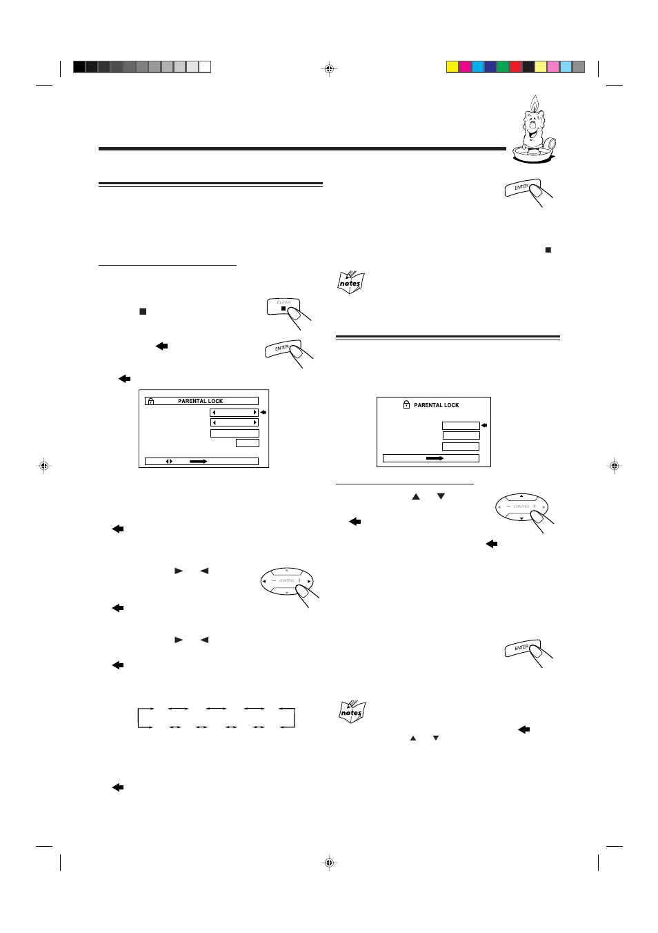 Using the parental lock | JVC CA-MXDVA9R User Manual | Page 44 / 77