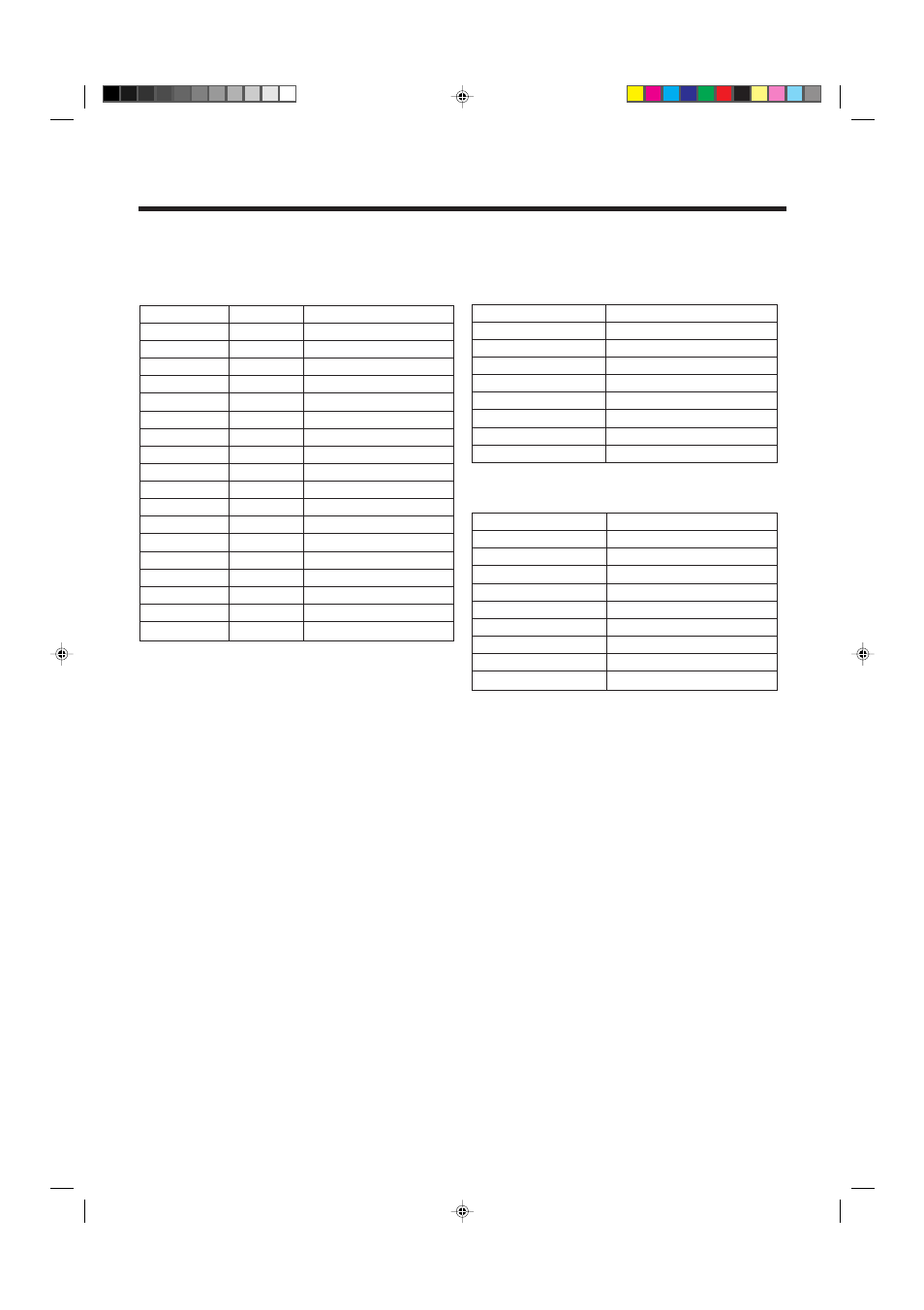 Appendix e―channel display, Appendix e, Channel display | JVC CA-MXDVA9R User Manual | Page 53 / 77