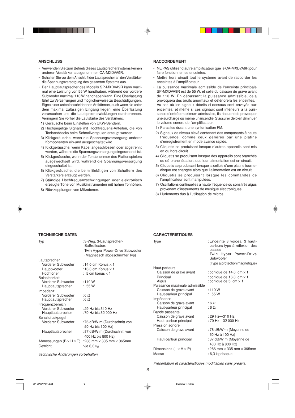 JVC CA-MXDVA9R User Manual | Page 66 / 77