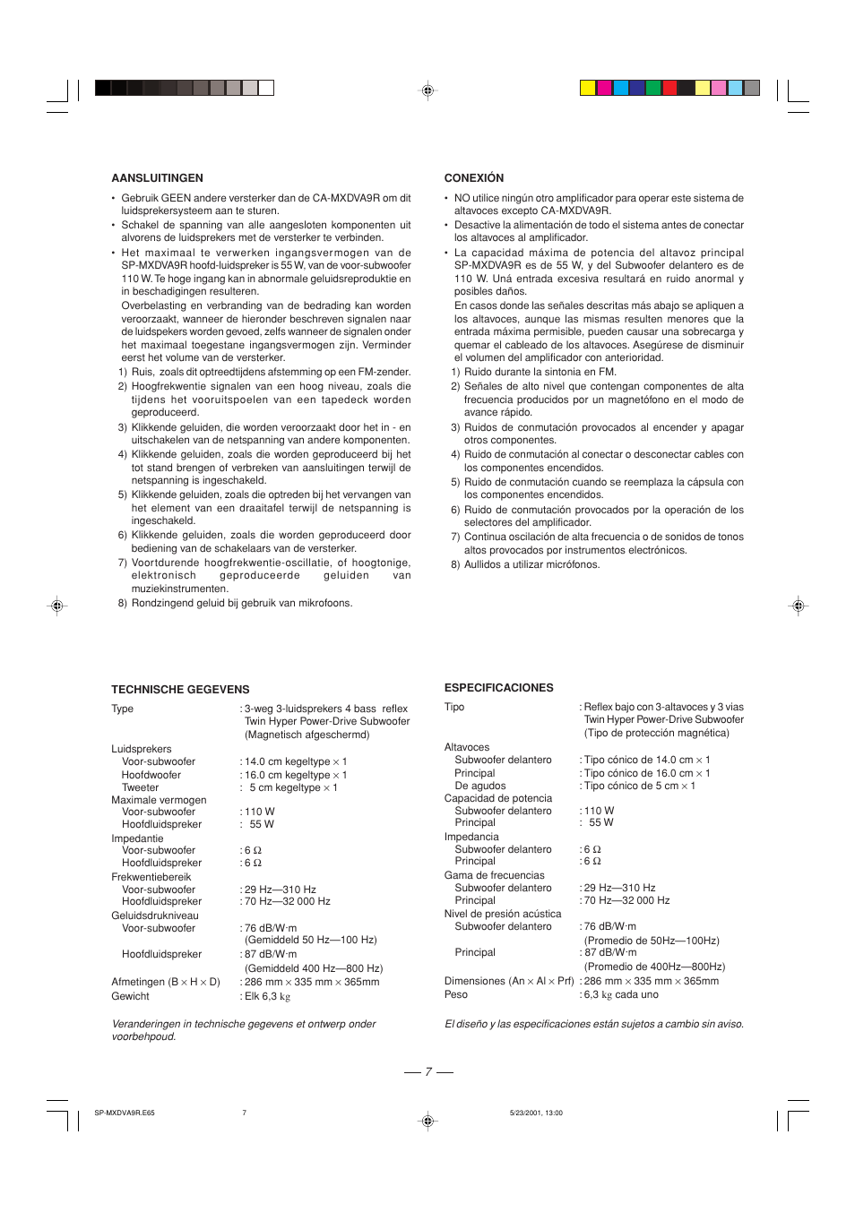 JVC CA-MXDVA9R User Manual | Page 67 / 77