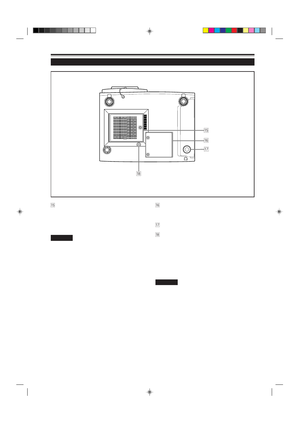 Bottom surface | JVC G2000 User Manual | Page 10 / 74