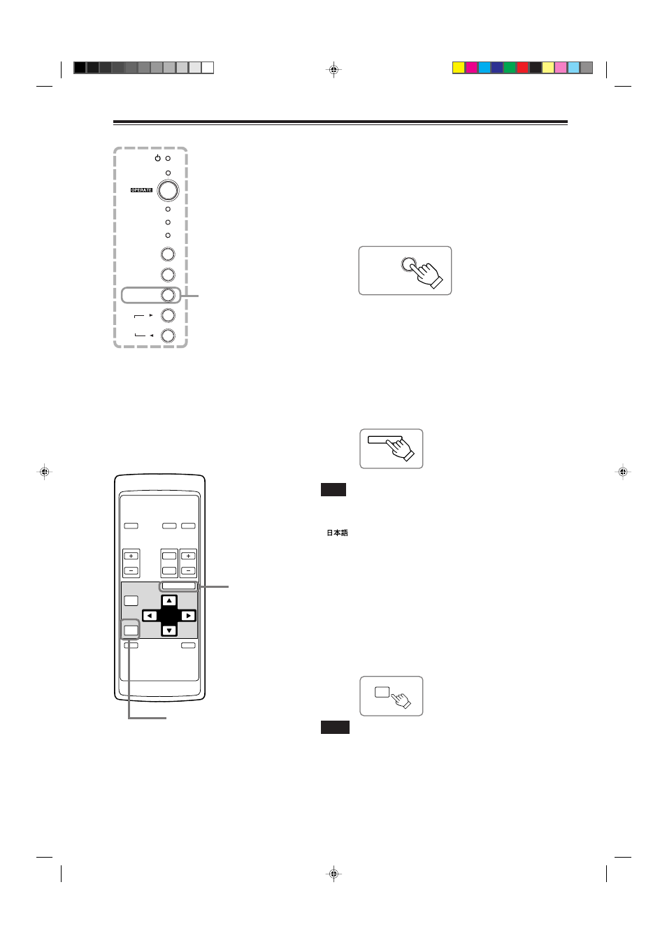 Basic operations (cont.), Remote control unit, Projector button | JVC G2000 User Manual | Page 32 / 74