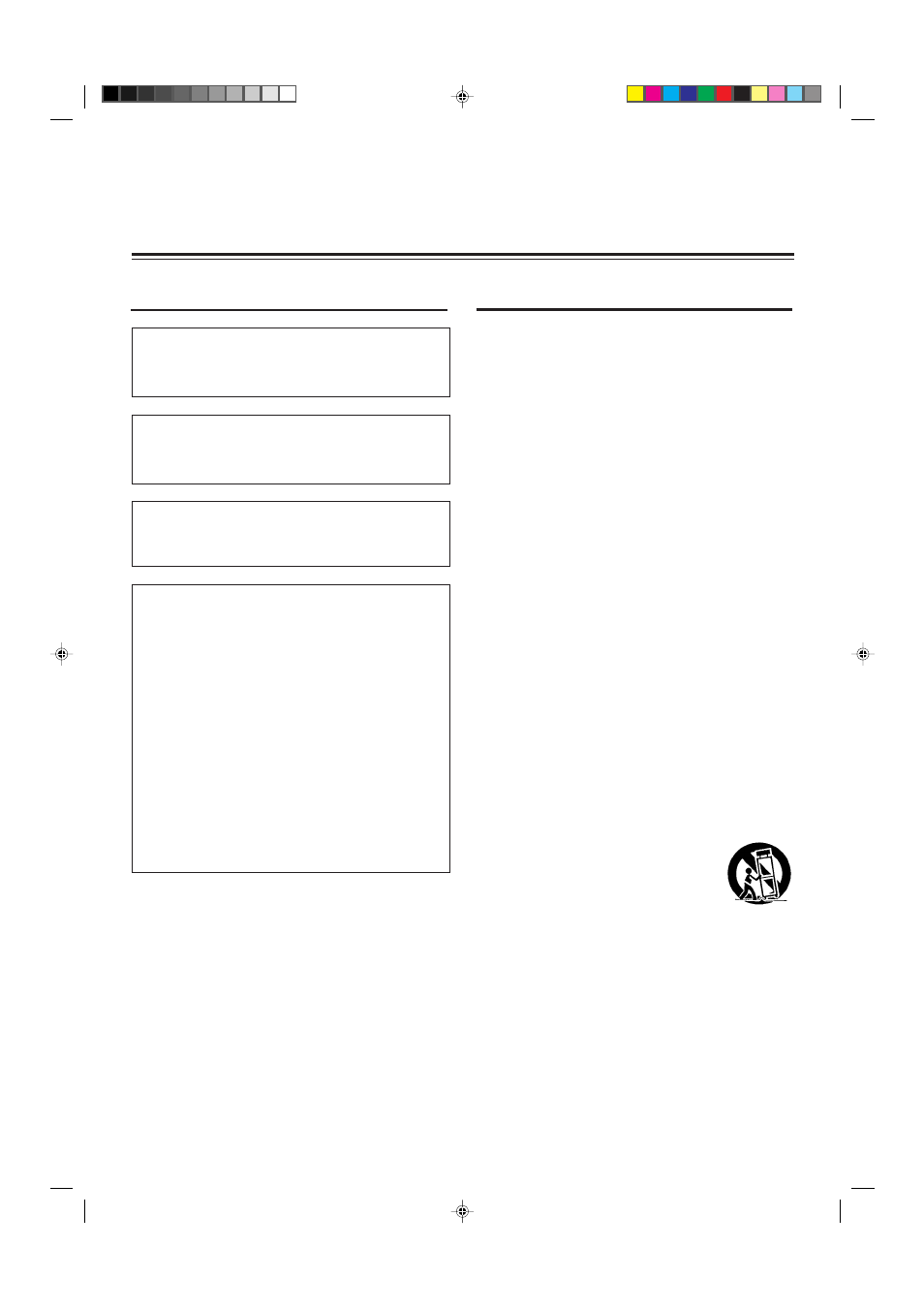 Safety precautions, Important safeguards, Important information | Warning, Caution | JVC G2000 User Manual | Page 4 / 74