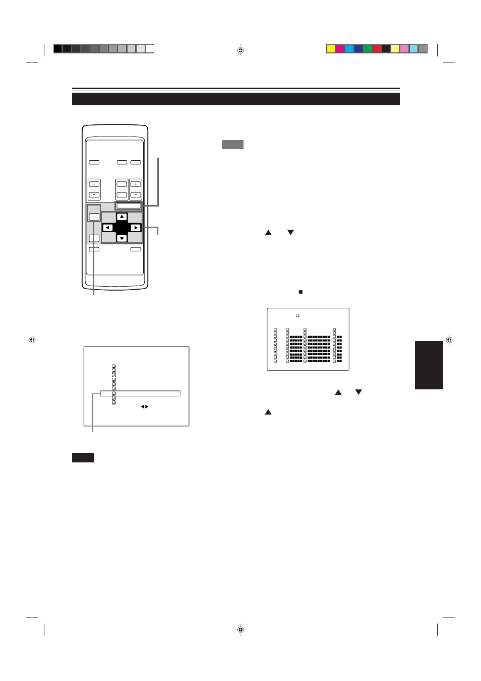 Setting up channels, Remote control unit ■ main menu, Press the menu/enter button | Select the “channel” with the cursor button 5 or, 49 english, Operating the main menu (cont.) | JVC G2000 User Manual | Page 51 / 74