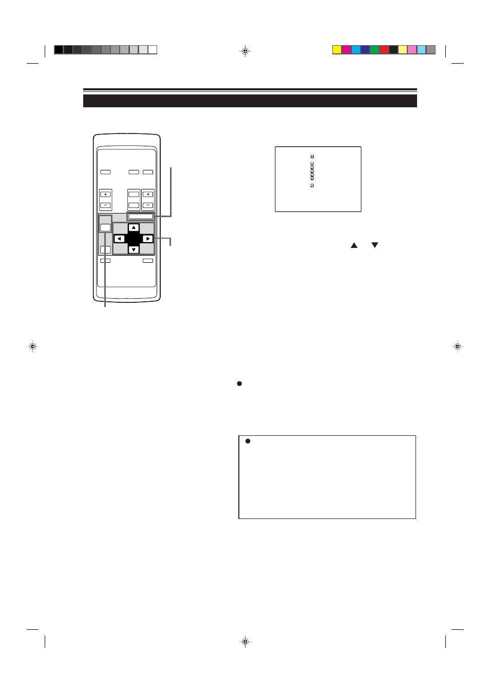 Setting up channels (cont.), Remote control unit, Press the menu/enter button to set (fix) | JVC G2000 User Manual | Page 52 / 74