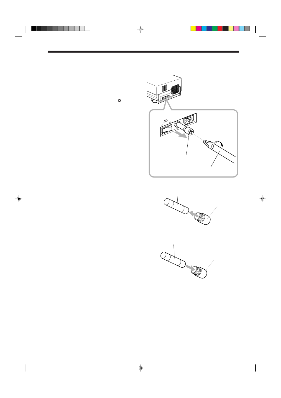 Replacing the fuse | JVC G2000 User Manual | Page 62 / 74