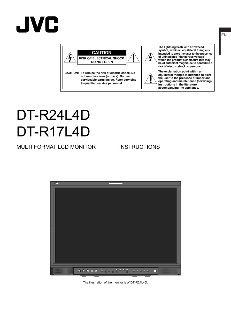JVC DT-R17L4D User Manual | 28 pages
