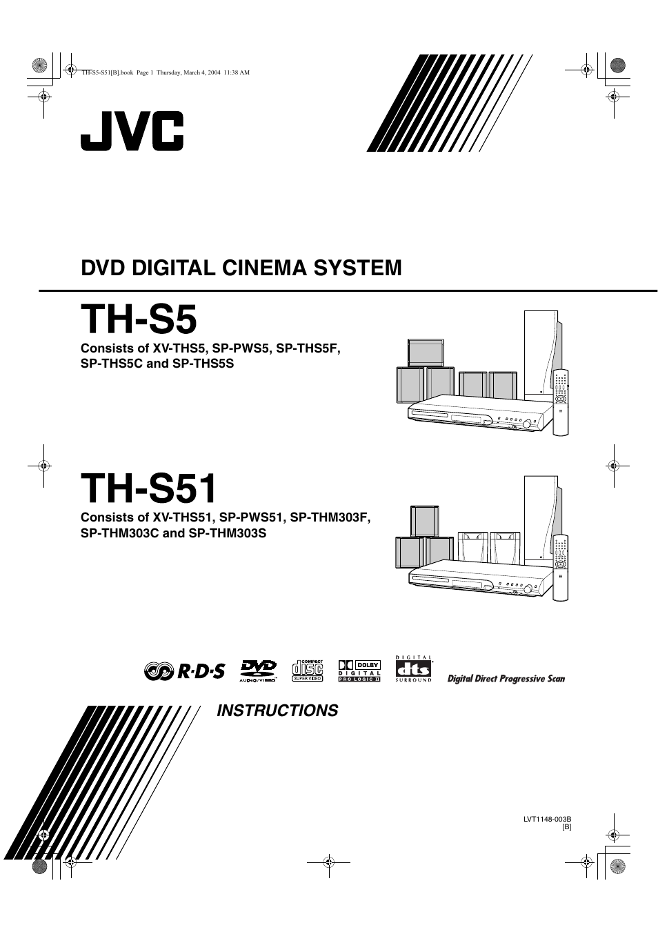 JVC SP-PWS5 User Manual | 48 pages