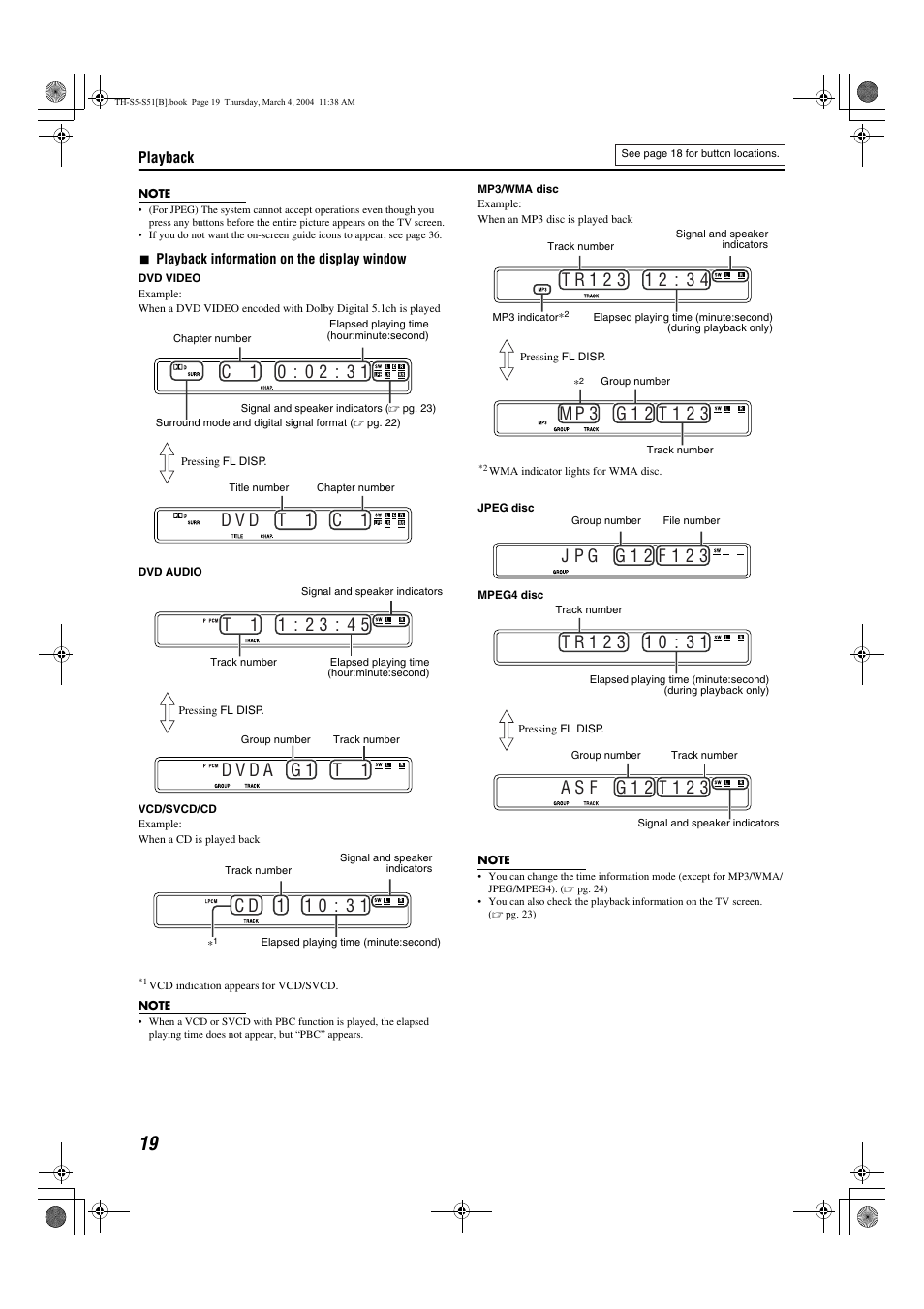 Pg. 19 | JVC SP-PWS5 User Manual | Page 22 / 48
