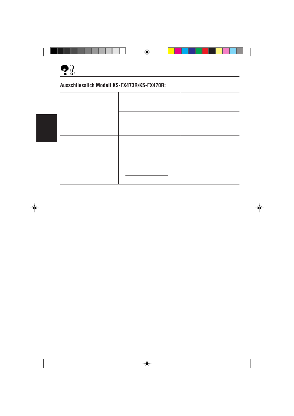 Deutsch | JVC KS-FX470R User Manual | Page 52 / 106