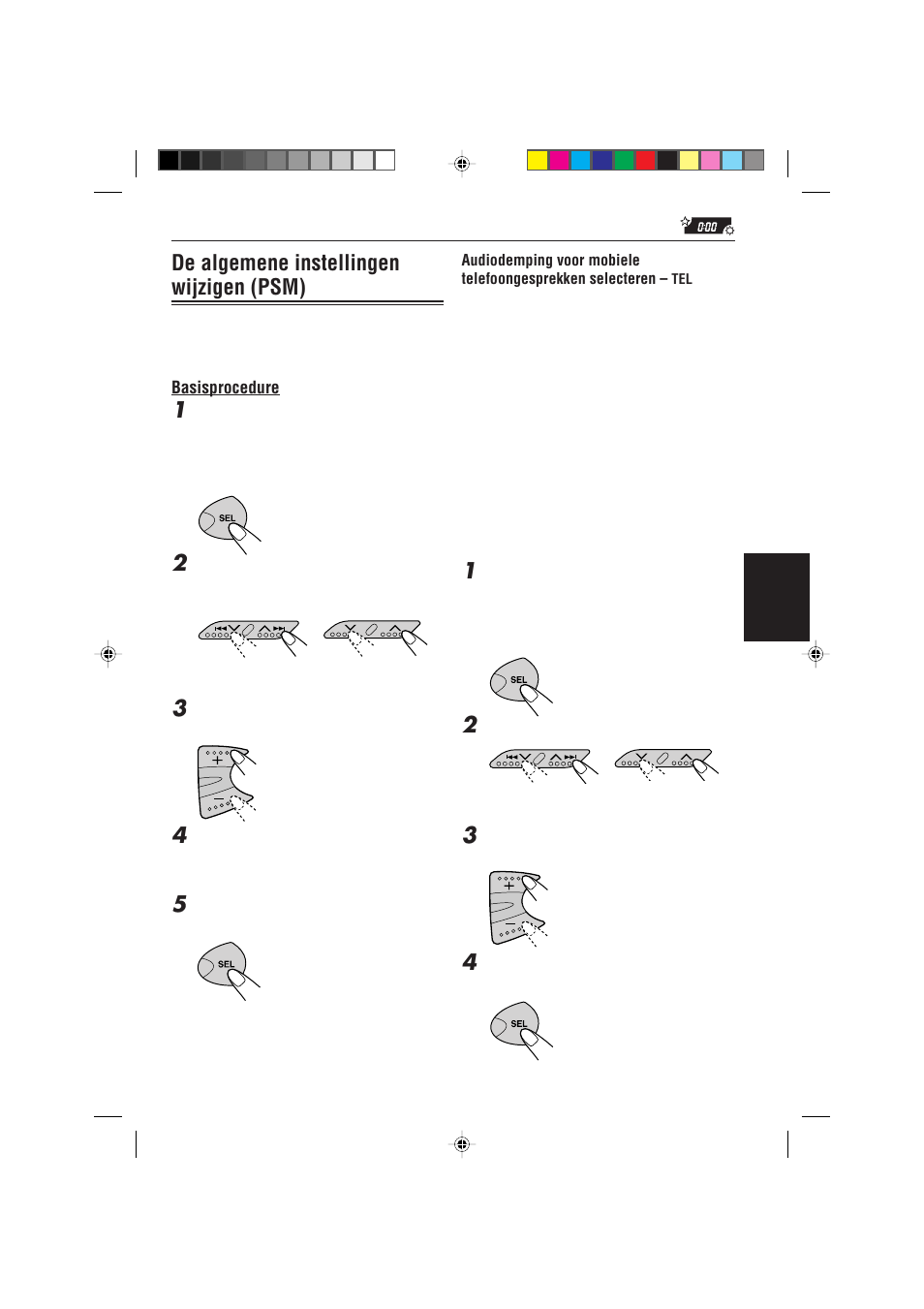 De algemene instellingen wijzigen (psm) | JVC KS-FX470R User Manual | Page 97 / 106