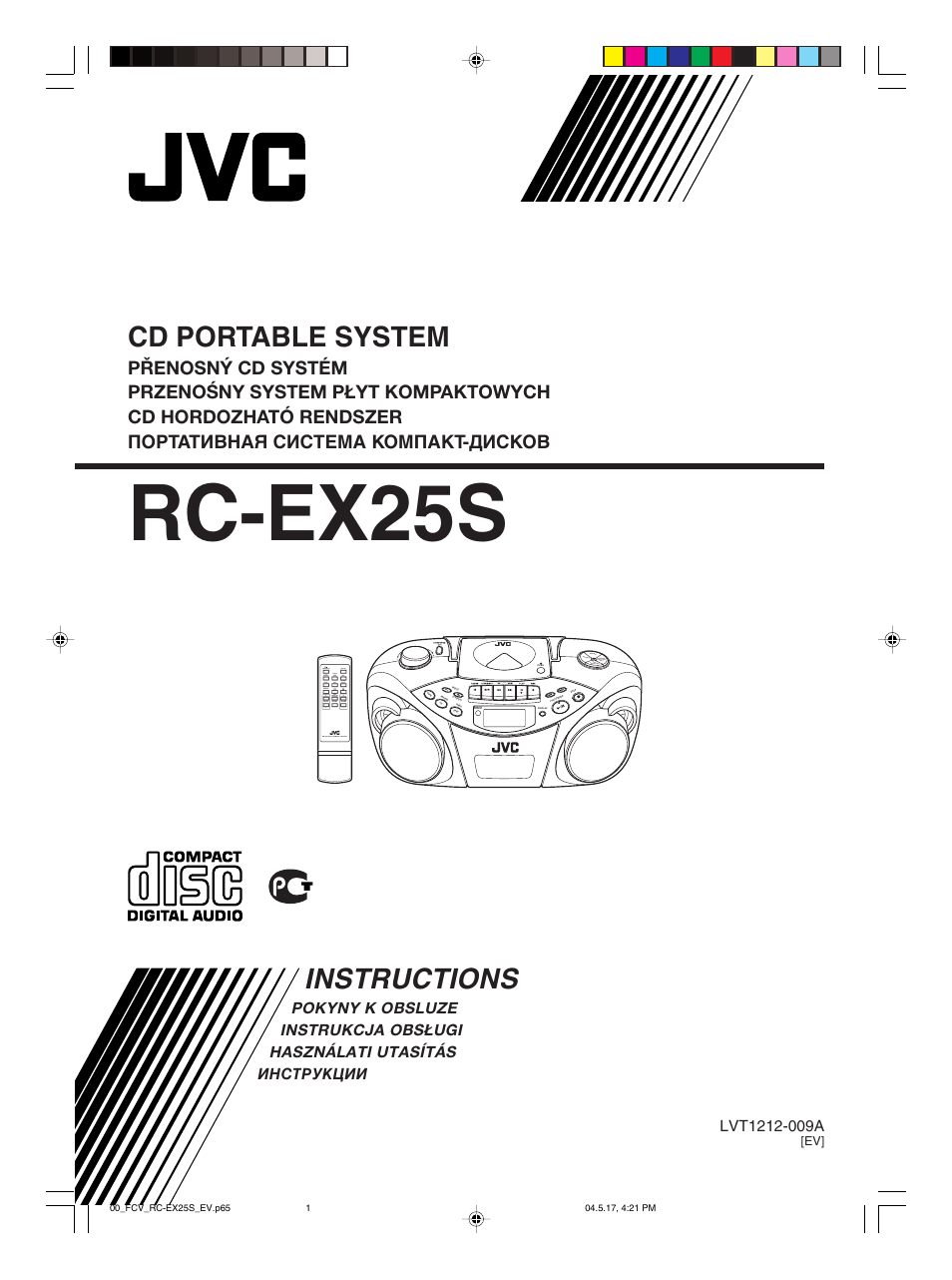 JVC RC-EX25S User Manual | 94 pages