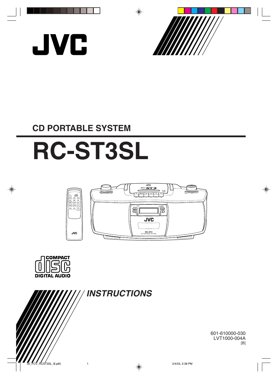 JVC LVT1000-004A User Manual | 67 pages