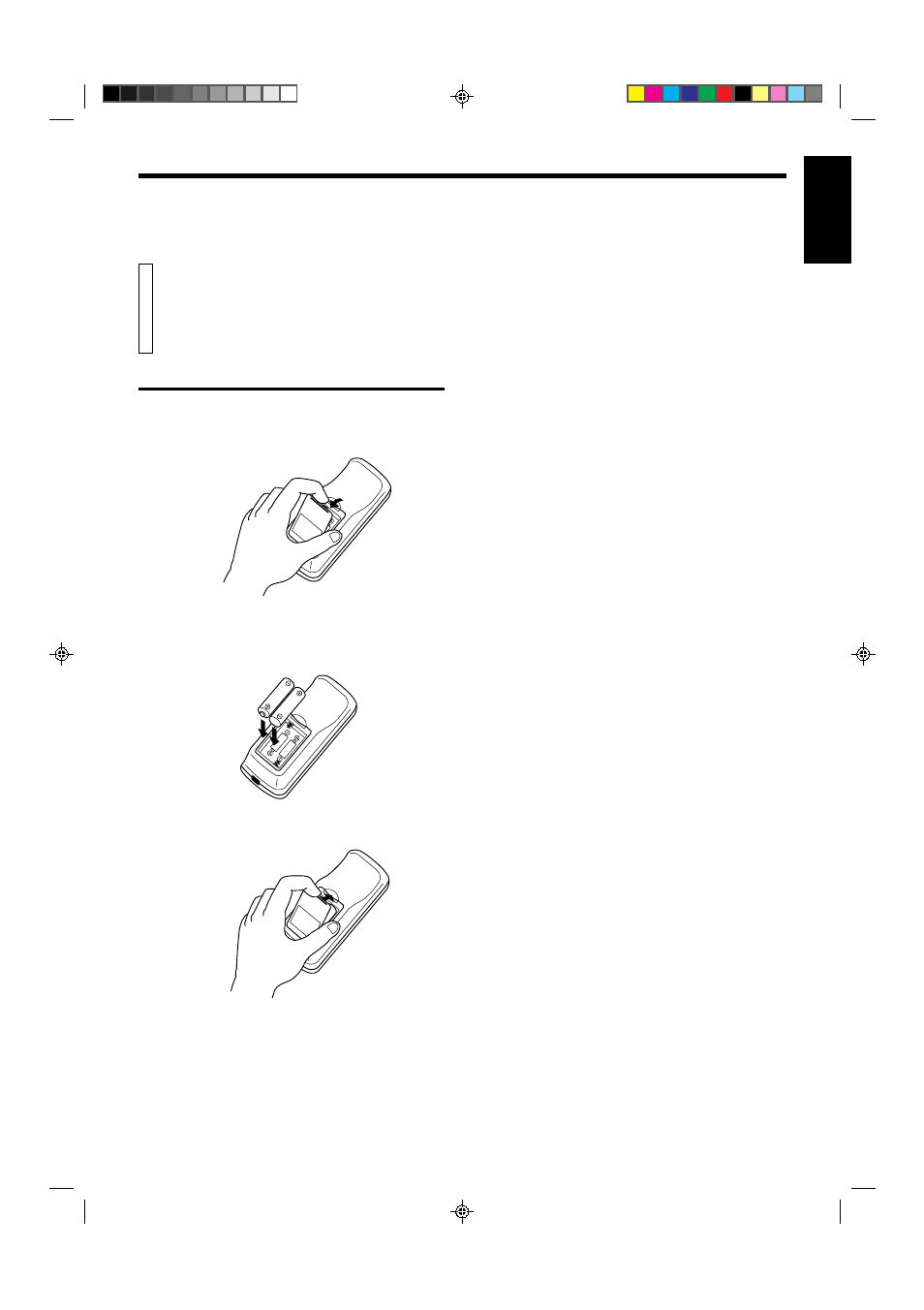 Installing batteries, English | JVC LET0088-001A User Manual | Page 7 / 24