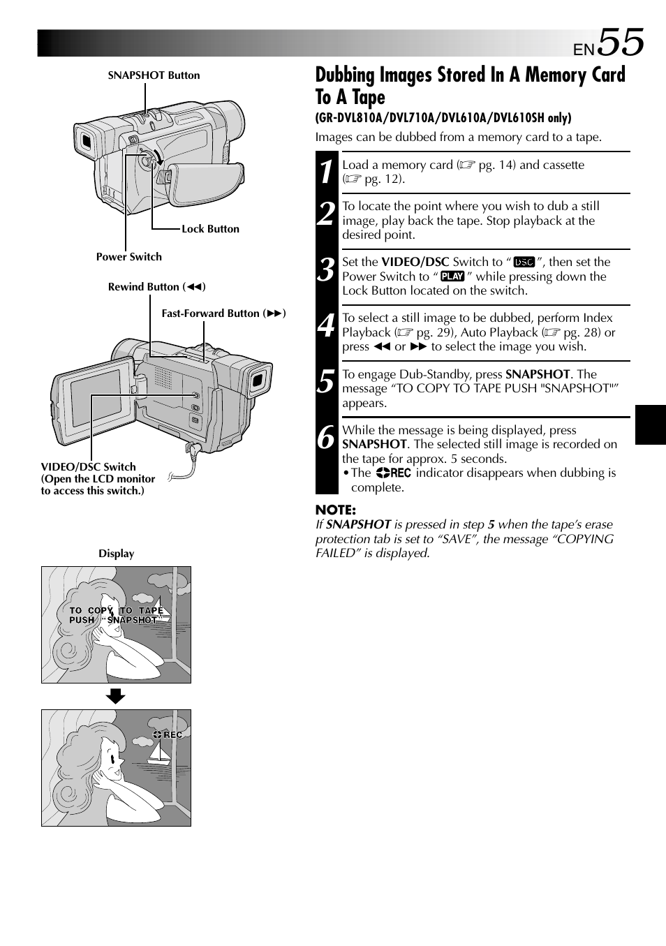 JVC GR-DVL610SH User Manual | Page 55 / 92