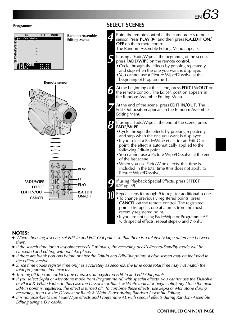 JVC GR-DVL610SH User Manual | Page 63 / 92